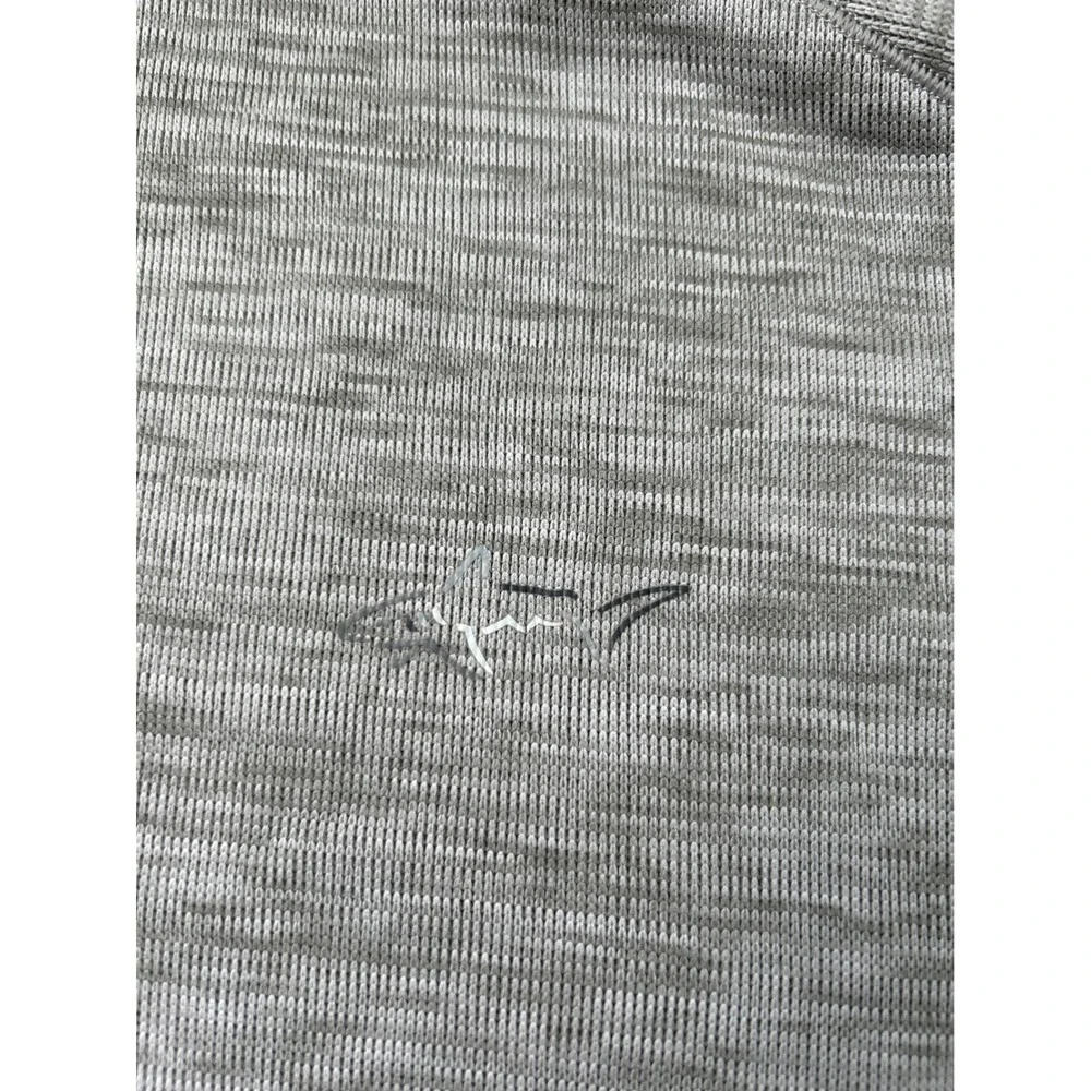 Greg Norman Mens Gray 1/4 Zip Pullover Long Sleeve Athletic Golf Shirt Size XXL